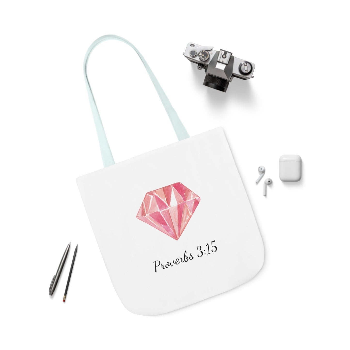 Proverbs 3:15 Tote Bag