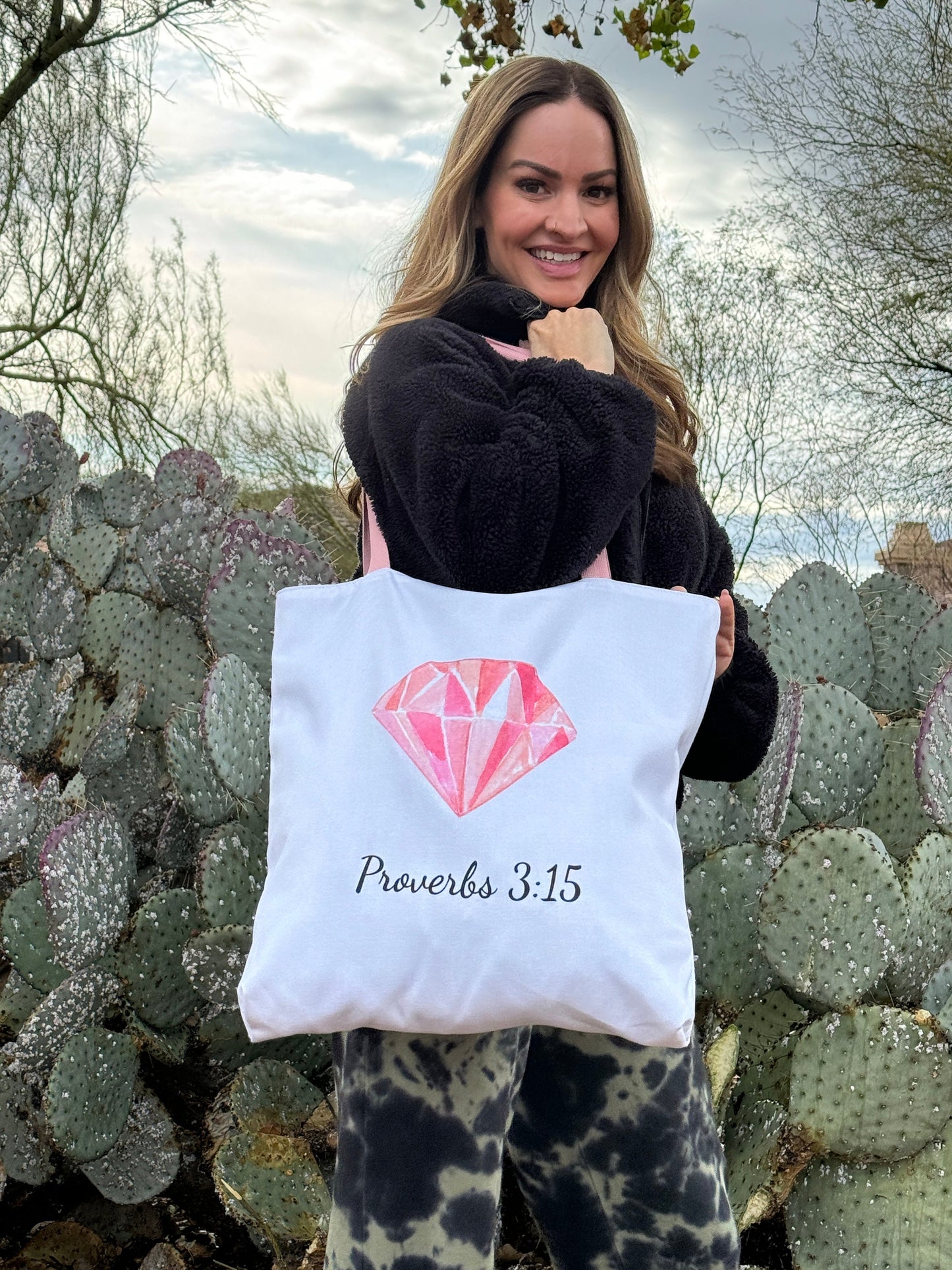 Proverbs 3:15 Tote Bag