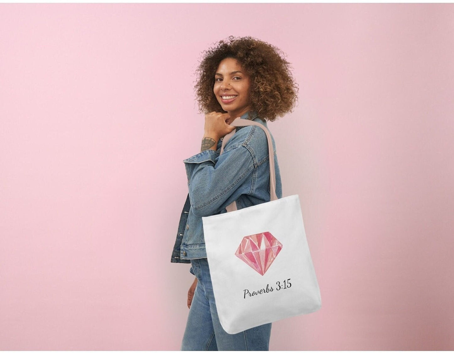 Proverbs 3:15 Tote Bag
