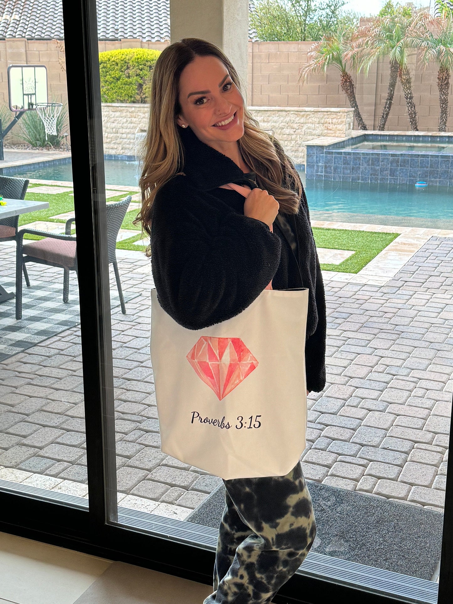 Proverbs 3:15 Tote Bag