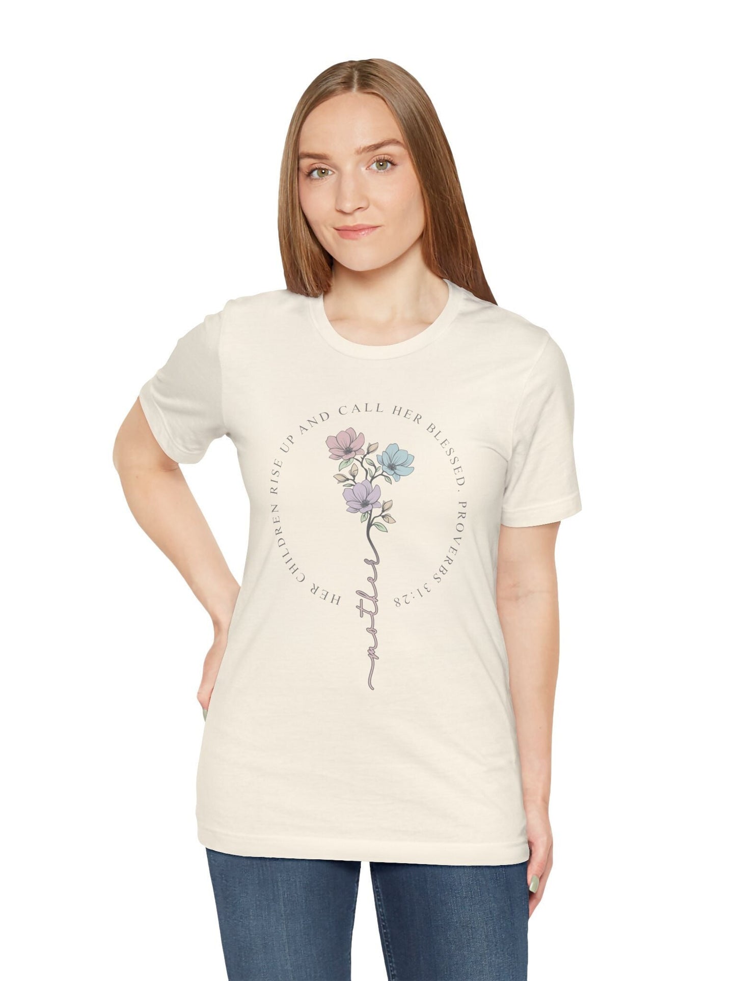 "Her Children Rise Up and Called Her Blessed" Tee for Mom