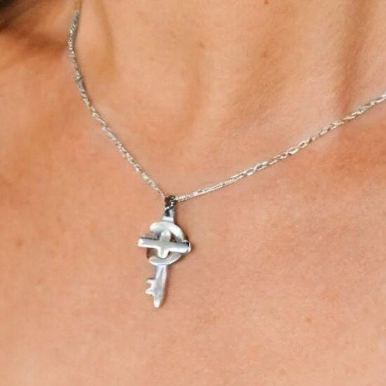 Bridal Silver Grace Cross Necklace