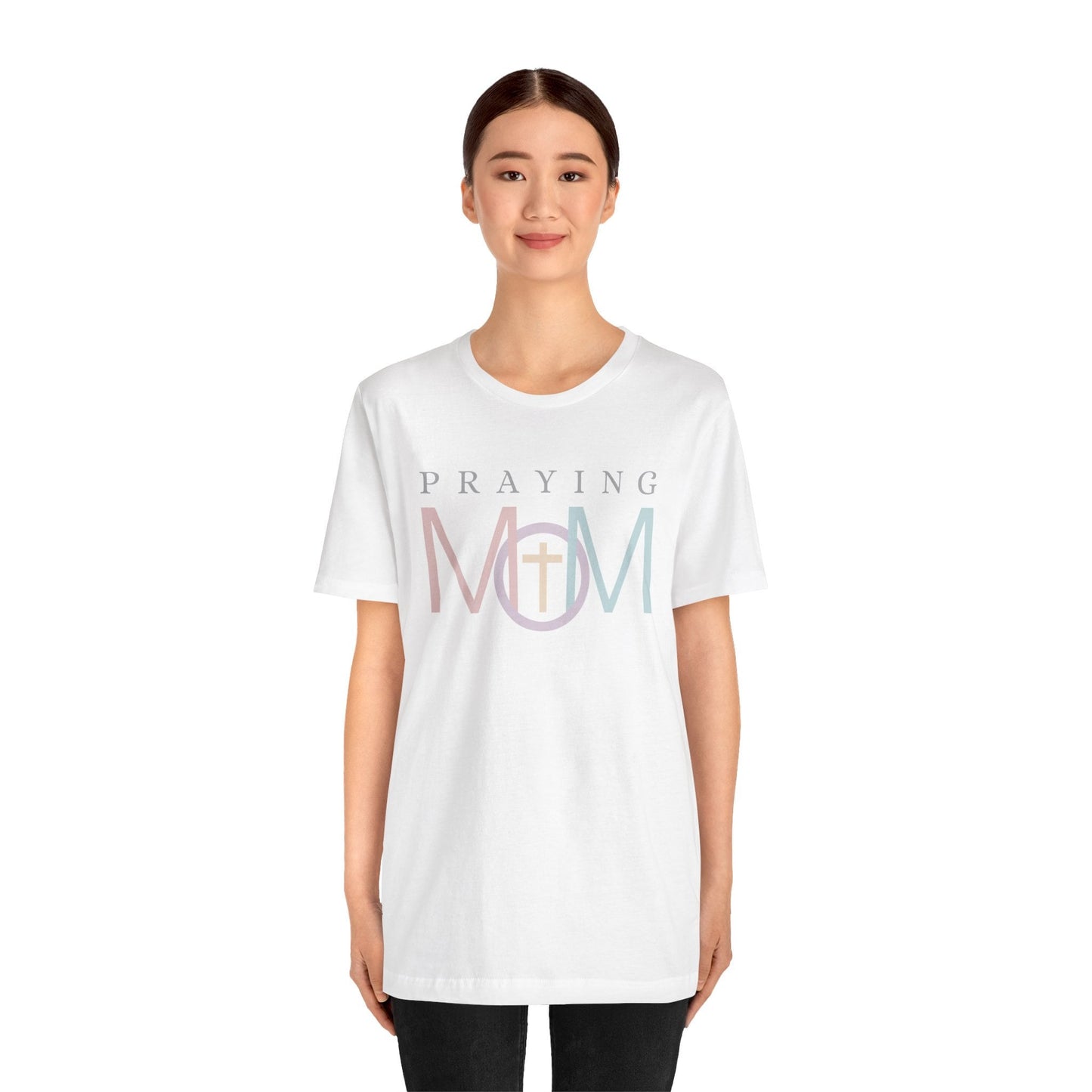 Christian Praying Mom Jersey Tee