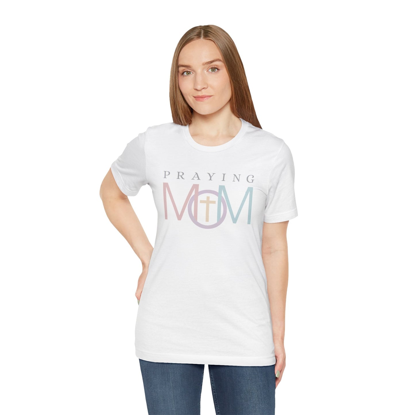Christian Praying Mom Jersey Tee