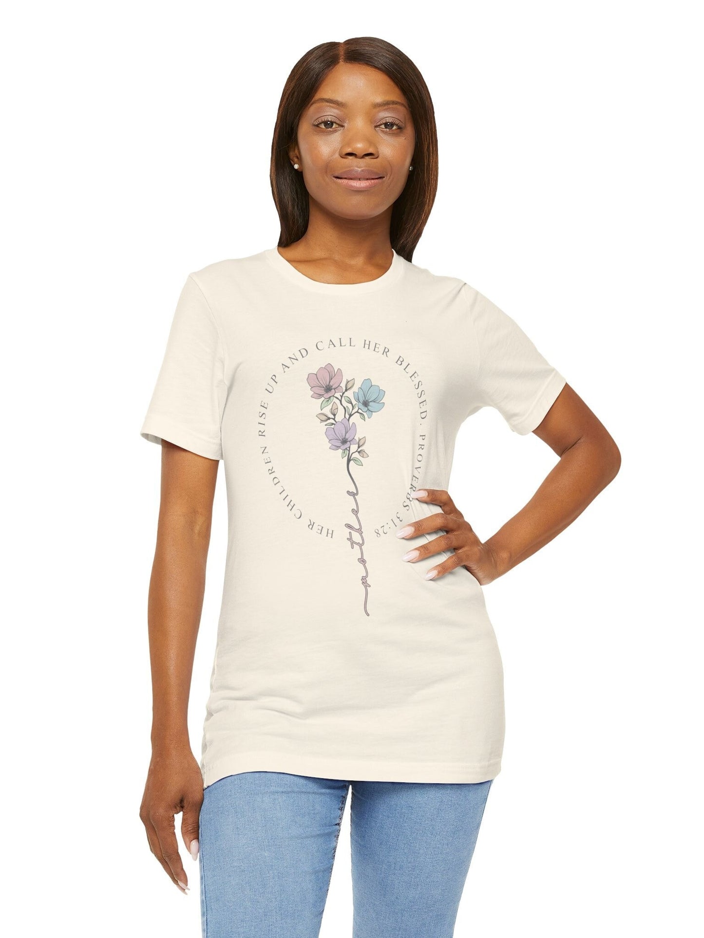 "Her Children Rise Up and Called Her Blessed" Tee for Mom